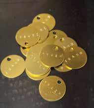 Brass Trash Tags