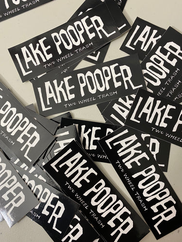 Lake Pooper Sticker