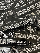 Emotional Support Chopper Sticker